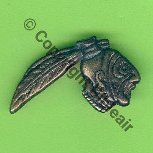 124  COMMEMO SPA.124 1993 1PLUME BASSE 213e AEROSQUADRON BRONZE  SM Bol fenetre petit Dos grains irreg Grave LAFAYETTE 1993 35x20mm Src.Y.GENTY 24Eur(x2) 